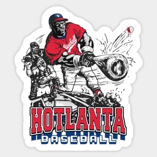 Hotlanta Big Stick Baseball Sticker